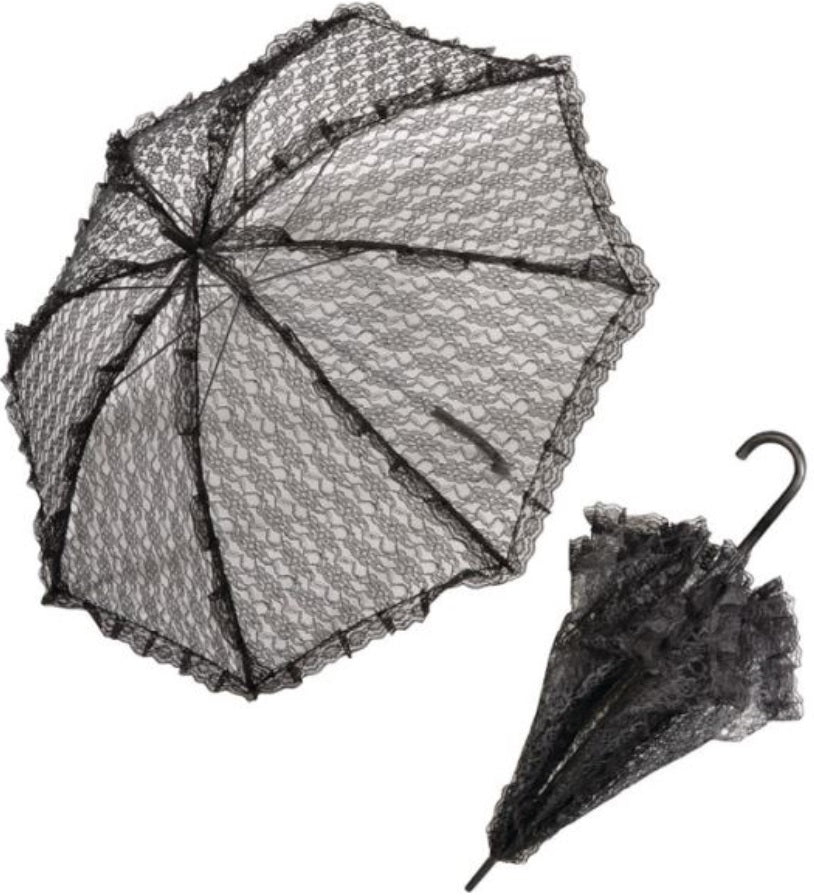 Mary Poppins Schirm mit Spitze – Nostalgie