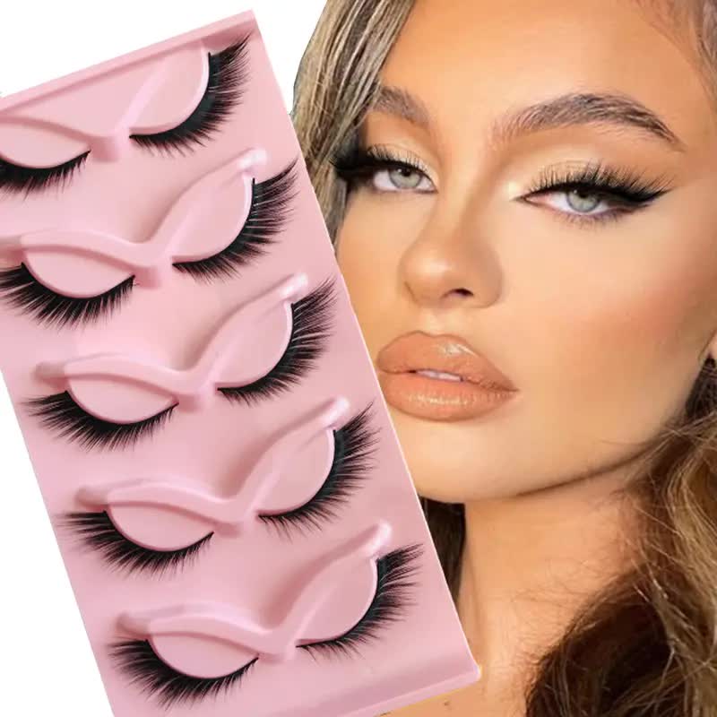 Wimpern Set – 5 Paar Glamour Lady