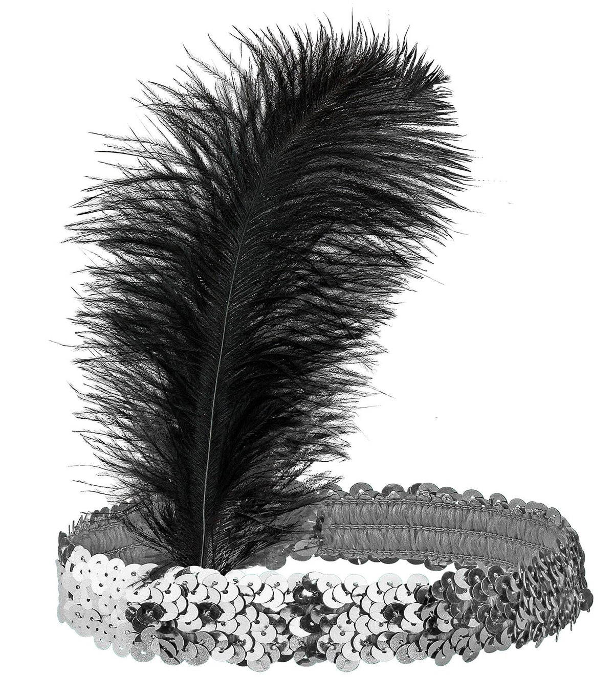 20er Jahre Stirnband mit Feder – Great Gatsby