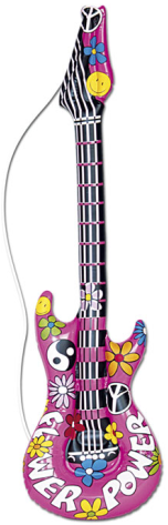 Gitarre aufblasbar – Flower Power