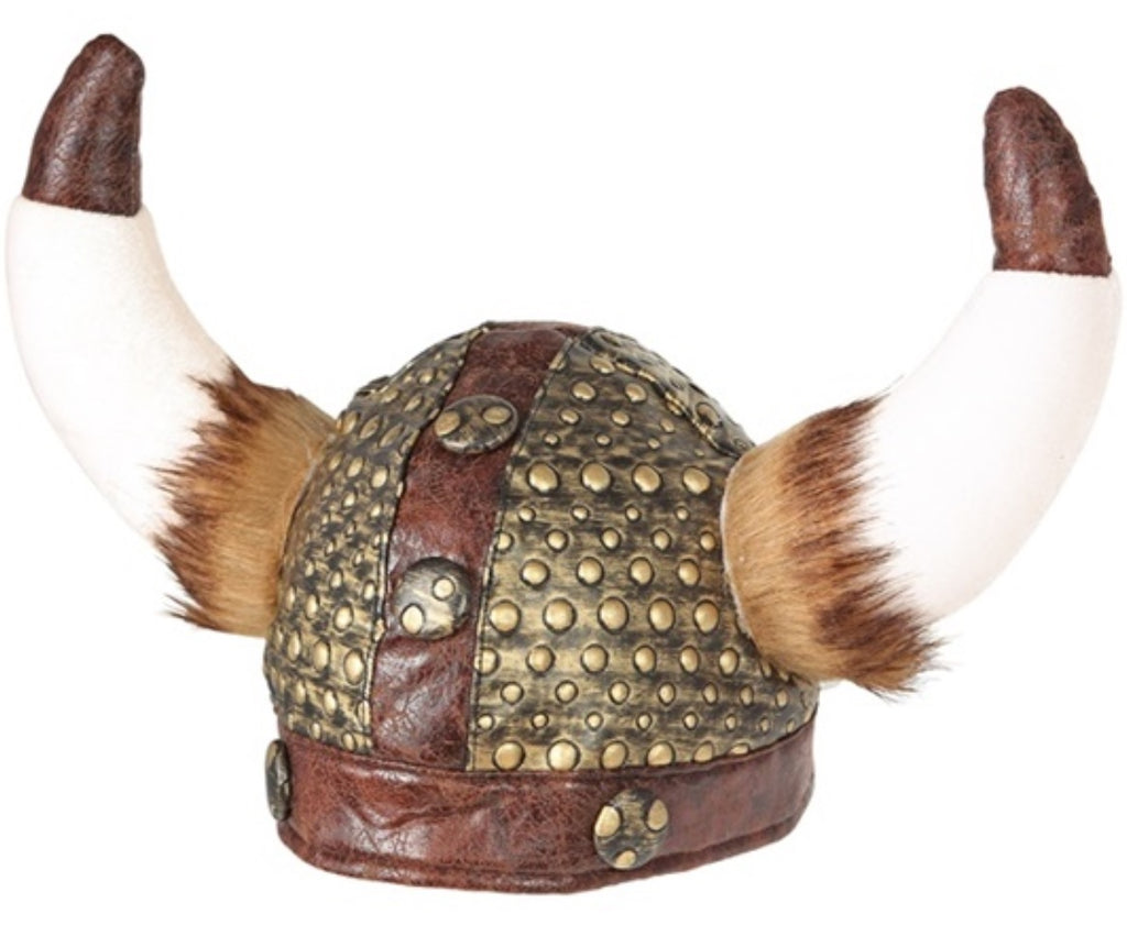 Wikingerhelm mit Kunstfell