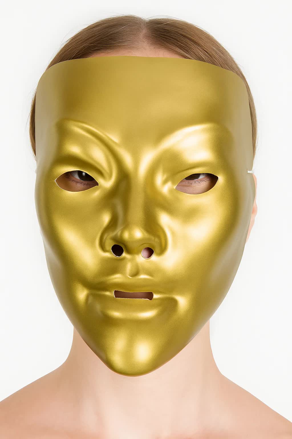 Damengesicht Maske aus Plastik