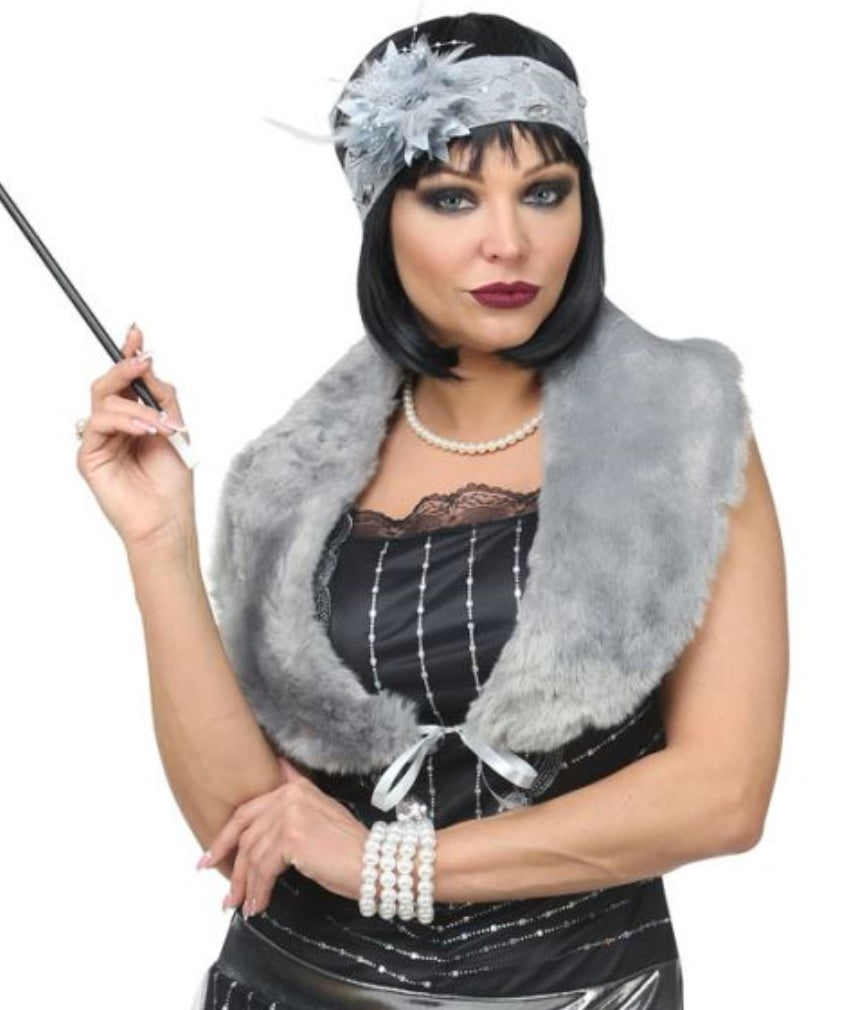 Stola mit Kopfschmuck – 20er Jahre Set