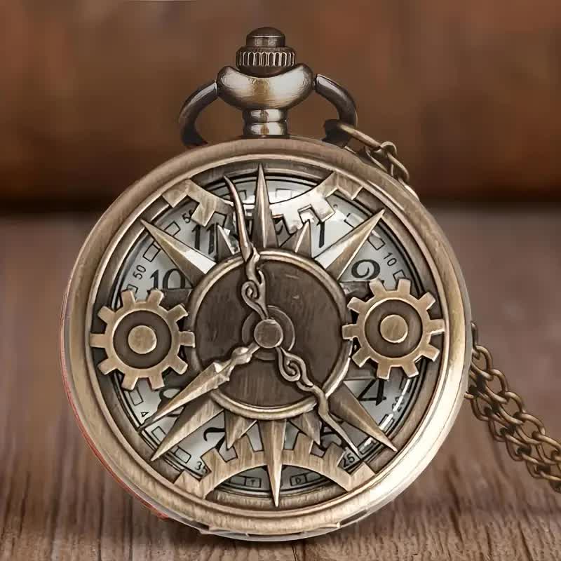 Steampunk Taschenuhr mit Zahnrädern