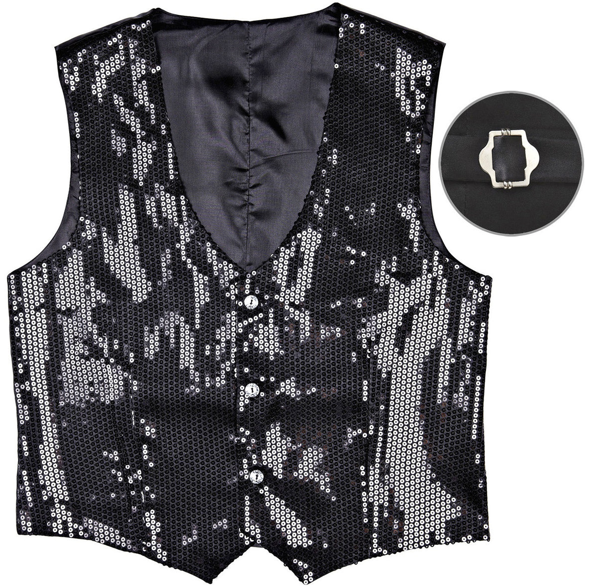 Pailletten Weste – Glitzer Gilet
