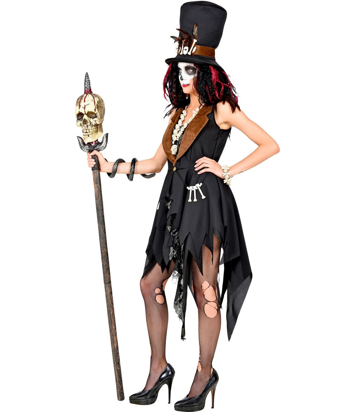 Voodoo Priesterin Kostüm – Voodoo Kleid für Damen