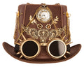 Steampunk Zylinder Deluxe – Steampunk Hut mit Uhr