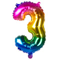Folienballon Zahl 3 – Geburtstag Deko