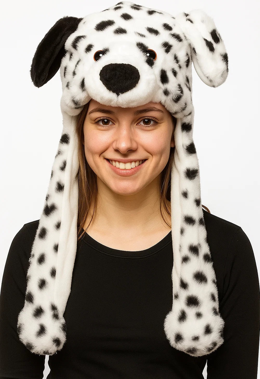 Dalmatiner Mütze mit Wackelohren