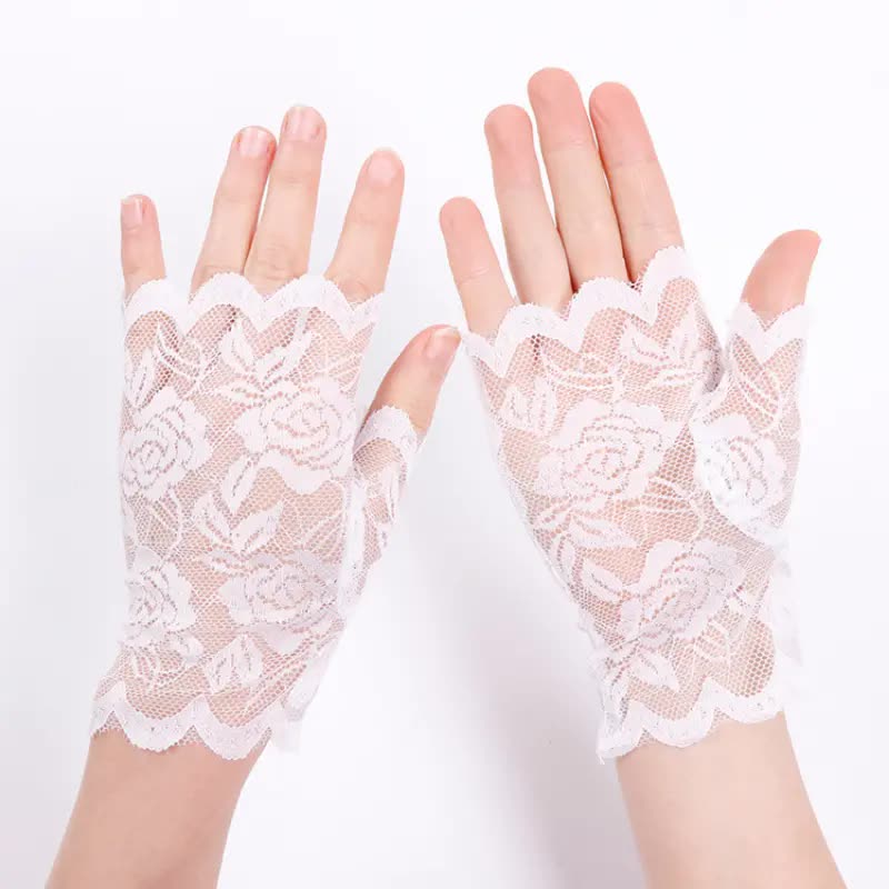 Spitzenhandschuhe fingerlos – Great Gatsby