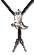 Sheriff Krawatte mit Stiefel – Western
