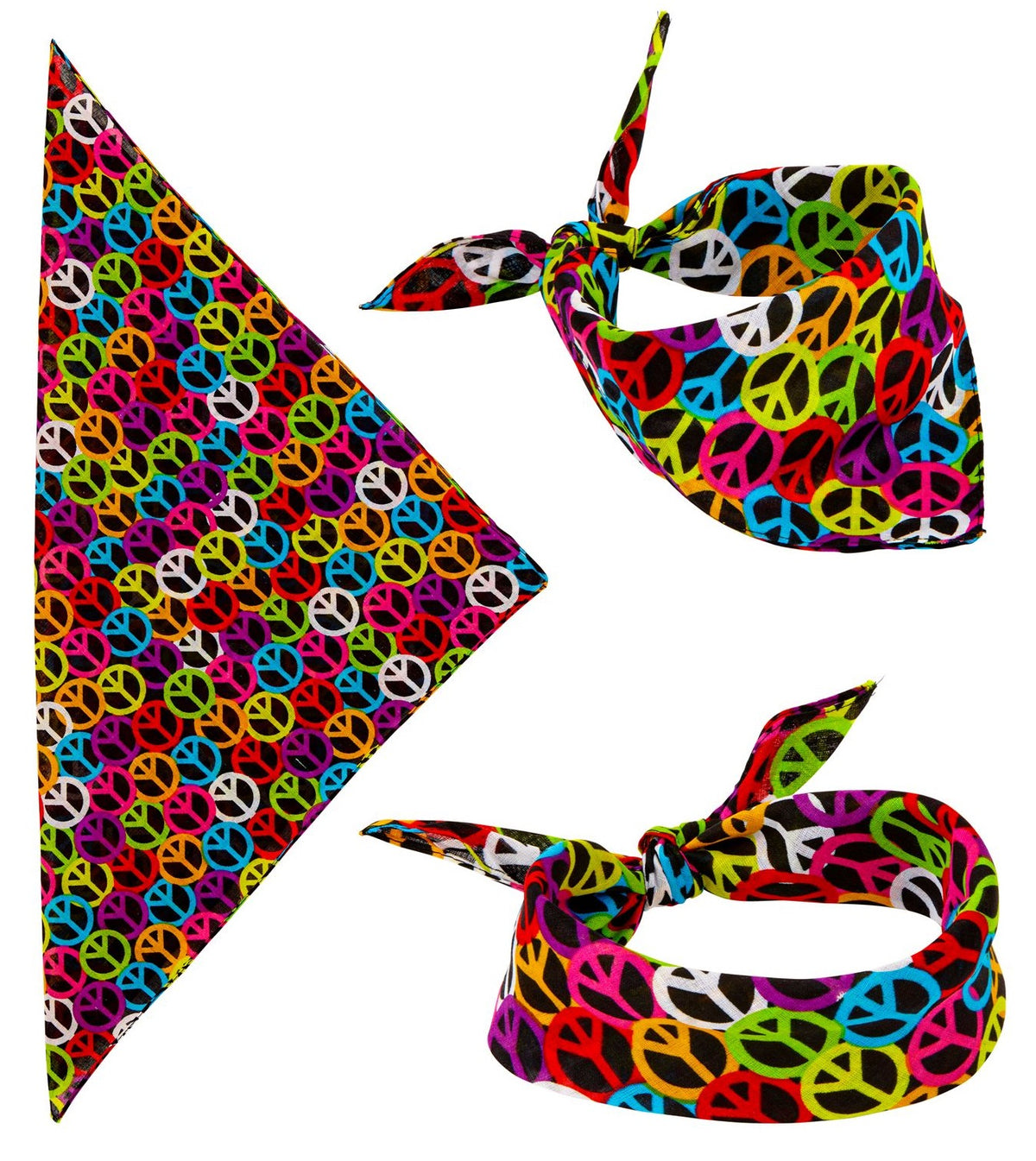 Hippie Kopftuch – Flower Power Bandana