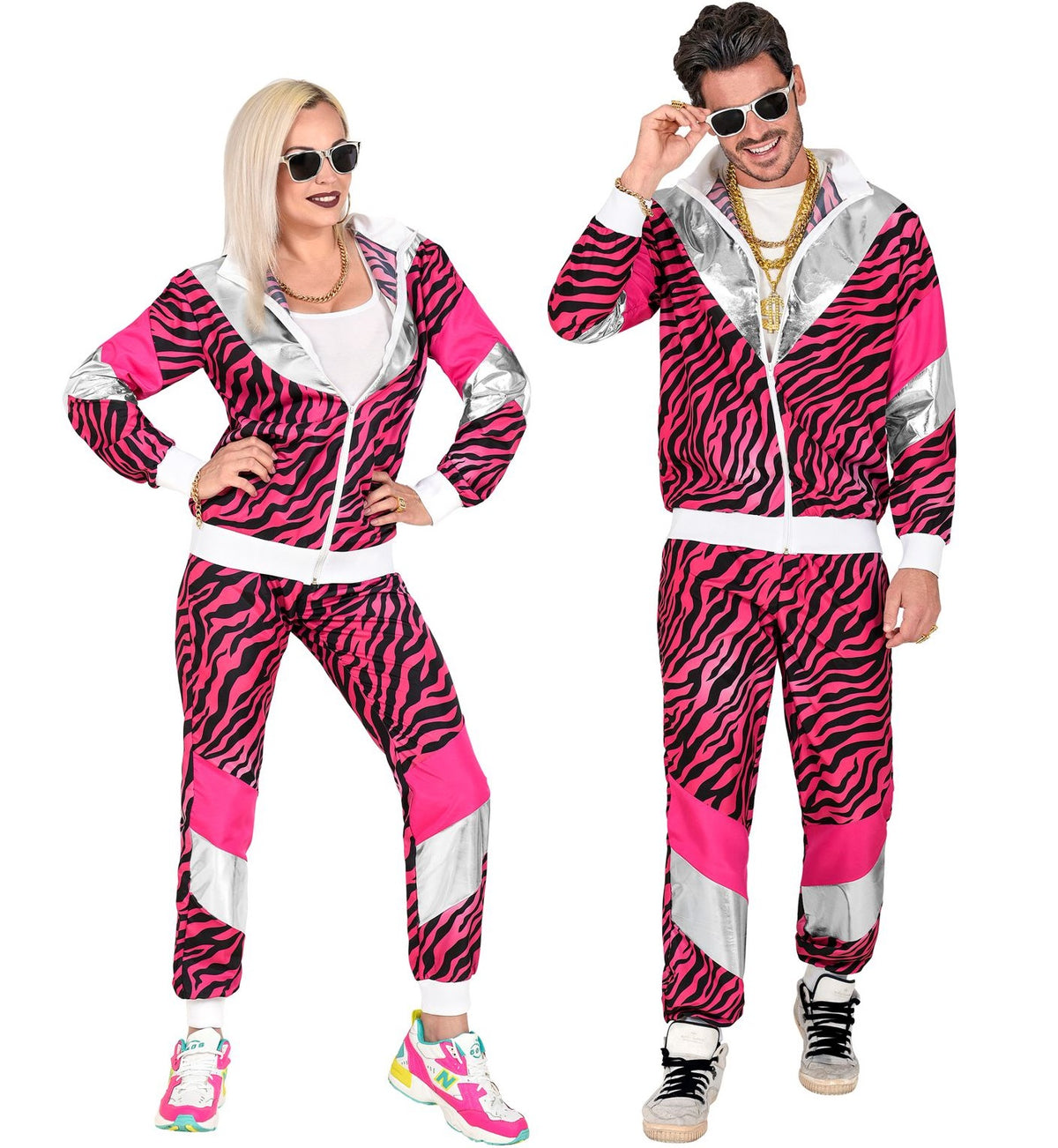 80er Jahre Trainingsanzug Animal Print