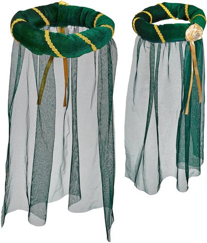 Mittelalter Haarkranz mit Schleier