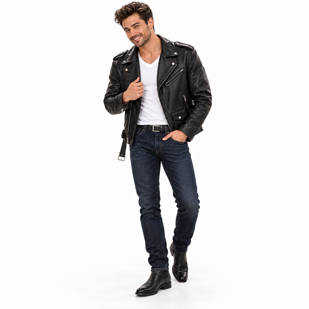 Danny Lederjacke – inspiriert von Grease