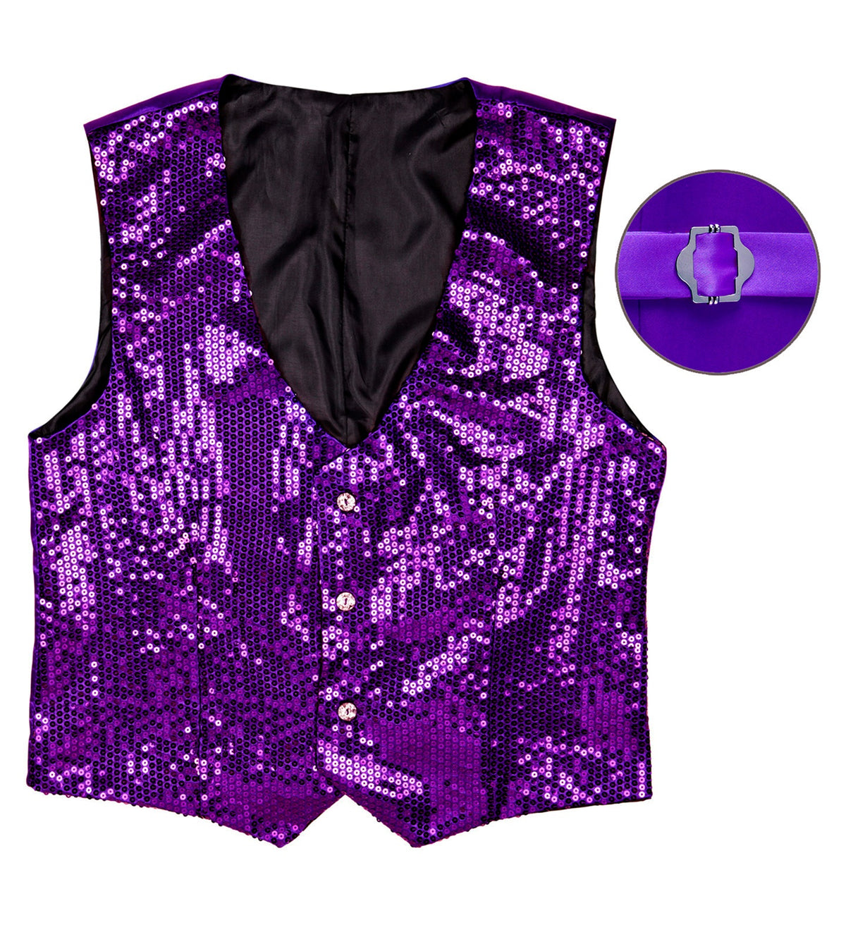 Pailletten Weste – Glitzer Gilet