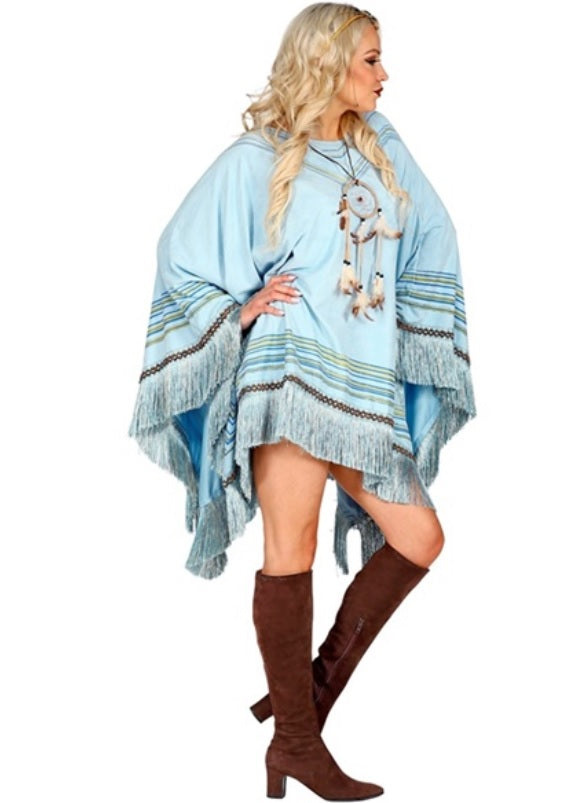 Indianerin Poncho mit Fransen – ABBA & Inuit Kleid