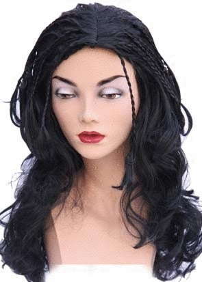 Damenperücke mit Rasta Zöpfchen – Braids