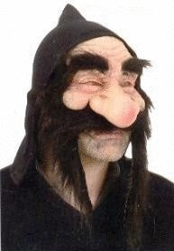 Gnom Maske mit Kapuze – Zwerg Latexmaske