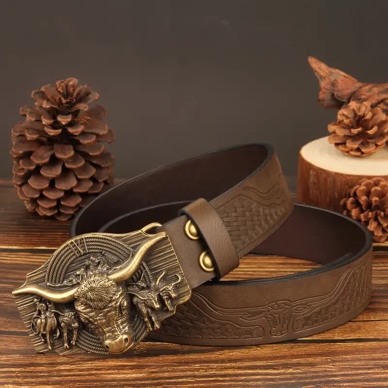 Western Gürtel Stier – Rodeo Cowboy