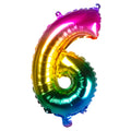 Folienballon Zahl 6 – Geburtstag Deko
