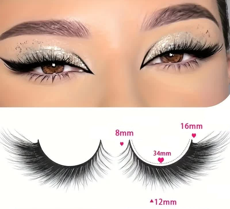 Wimpern Set – 5 Paar Glamour Lady