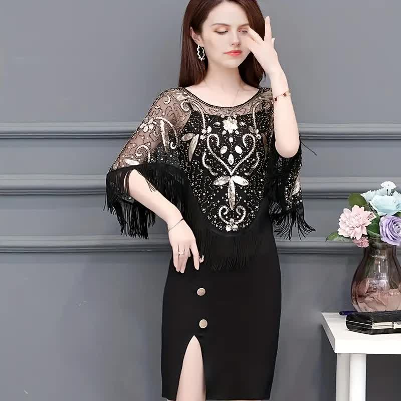 20er Jahre Cape – Vintage Poncho Gatsby