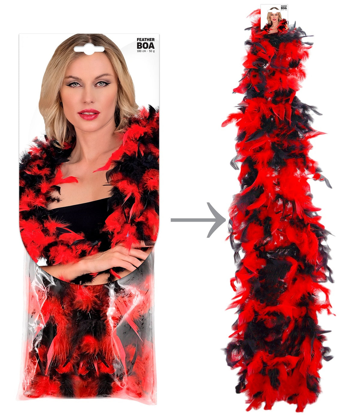 Federboa für Burlesque und Gatsby Look