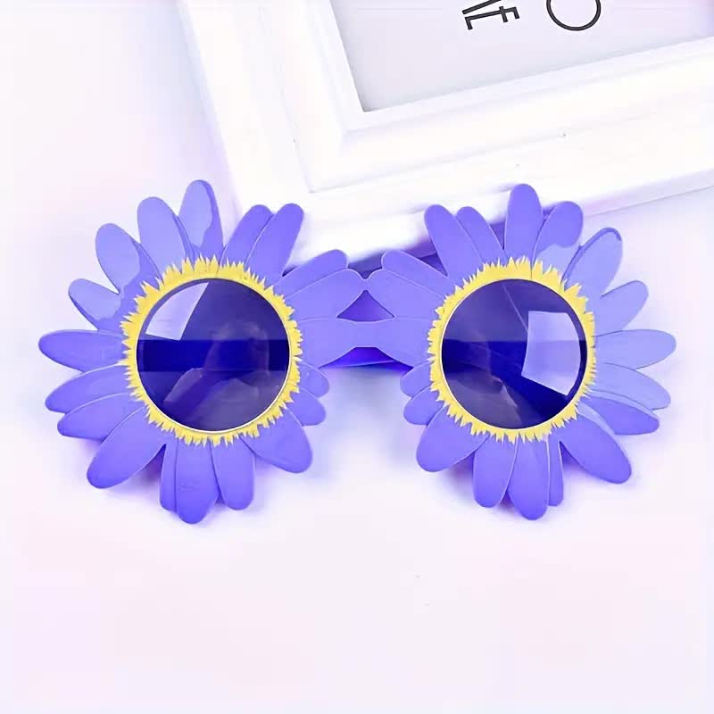 Blumen Brille – Hippie Partybrille