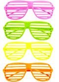 80er Jahre Gitterbrille – Shutter Shades