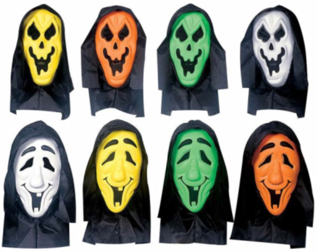 Ghostface Maske mit Kapuze – Scream