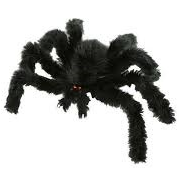 Spinne mit beweglichen Beinen – Halloween Dekoration