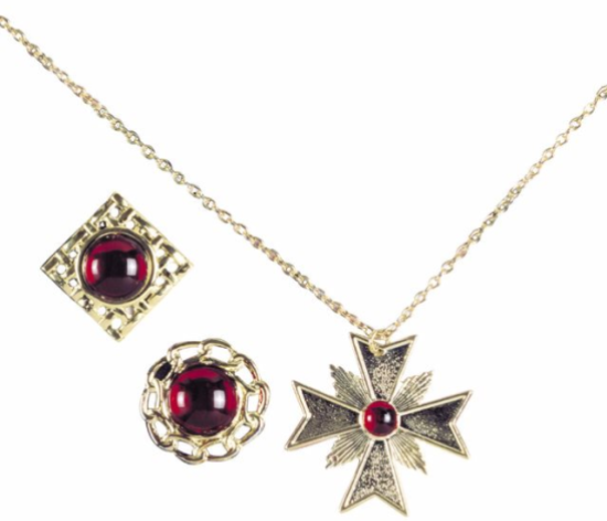 Dracula Schmuckset – Vampir Schmuck