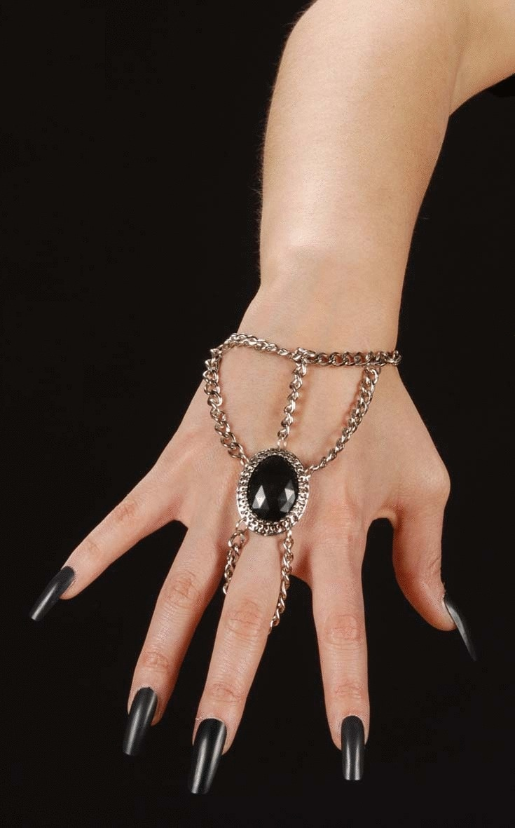 Gothic Handschmuck – Vampir Handkette