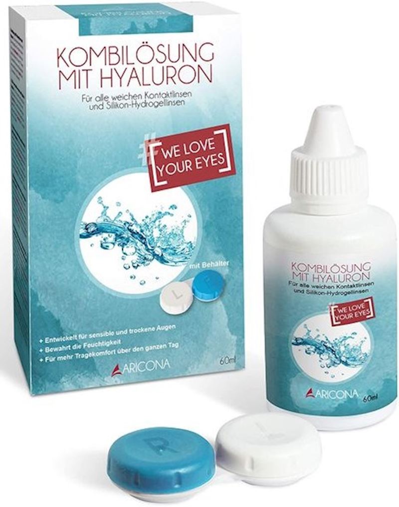 Kontaktlinsen Pflegelösung mit Hyaluron