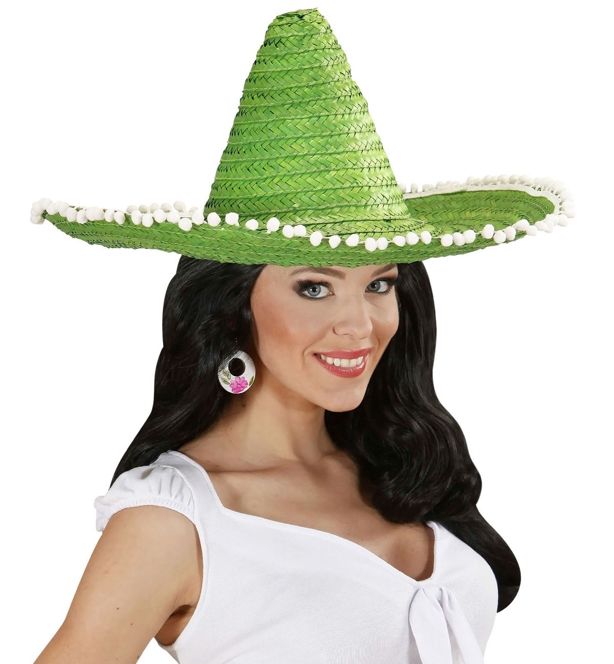 Sombrero mit Pompons – Fiesta Mexicana