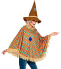 Poncho mit Hut – Vogelscheuche & Hexe