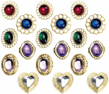 Party-Fingerring mit Schmuckstein