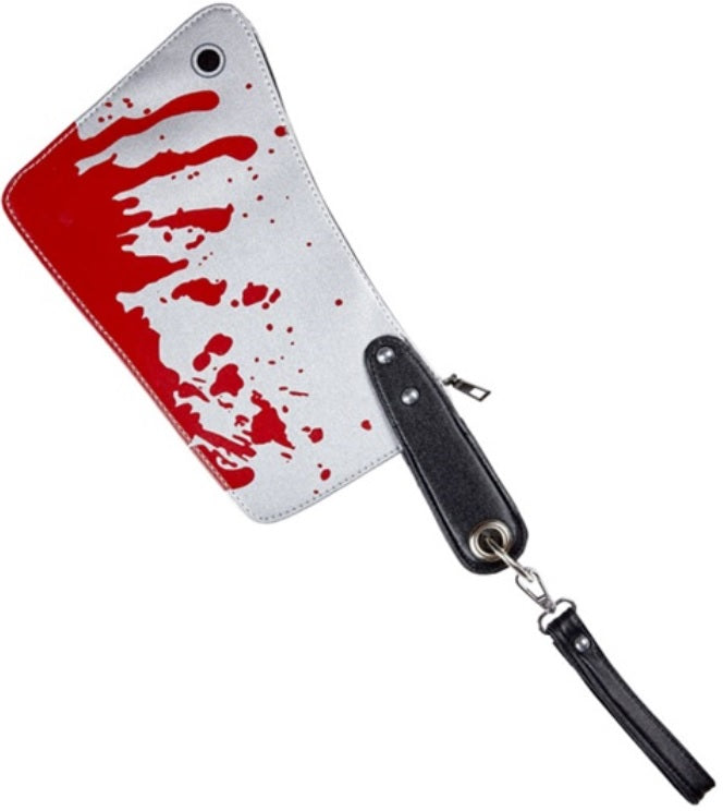 Zombie Tasche mit Beil – Halloween Handtasche