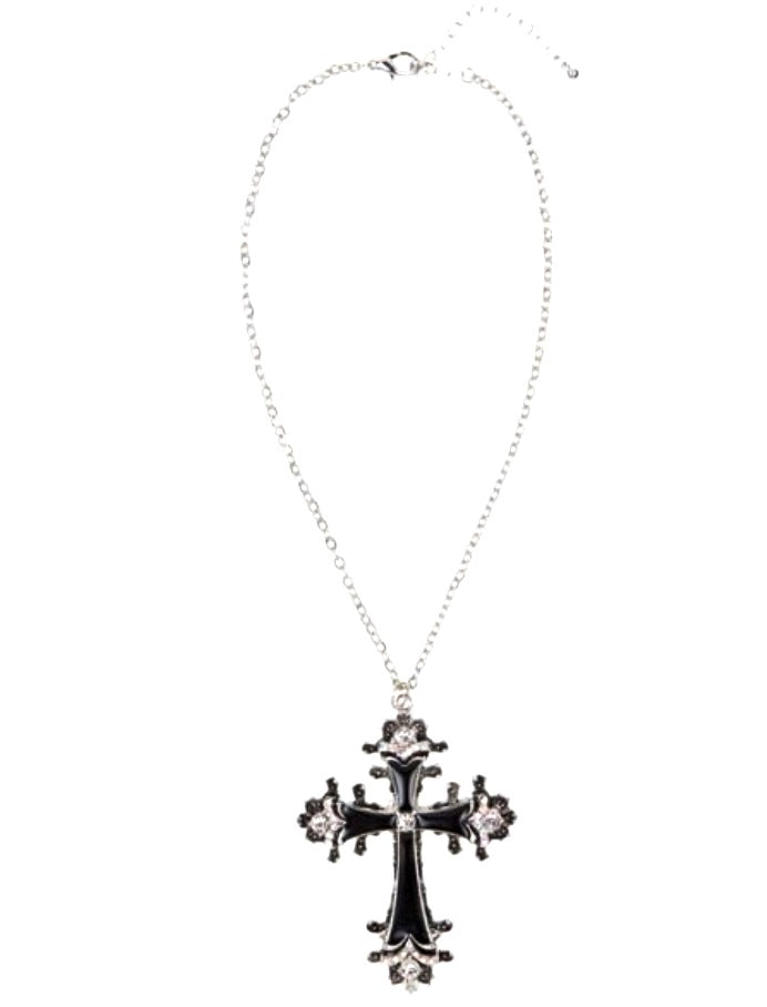Kreuz Halskette Damen – Rocker Kette