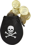 Piratensack mit Münzen – Piratentasche