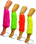 Fellstulpen aus Kunstfell – Neon Beinstulpen