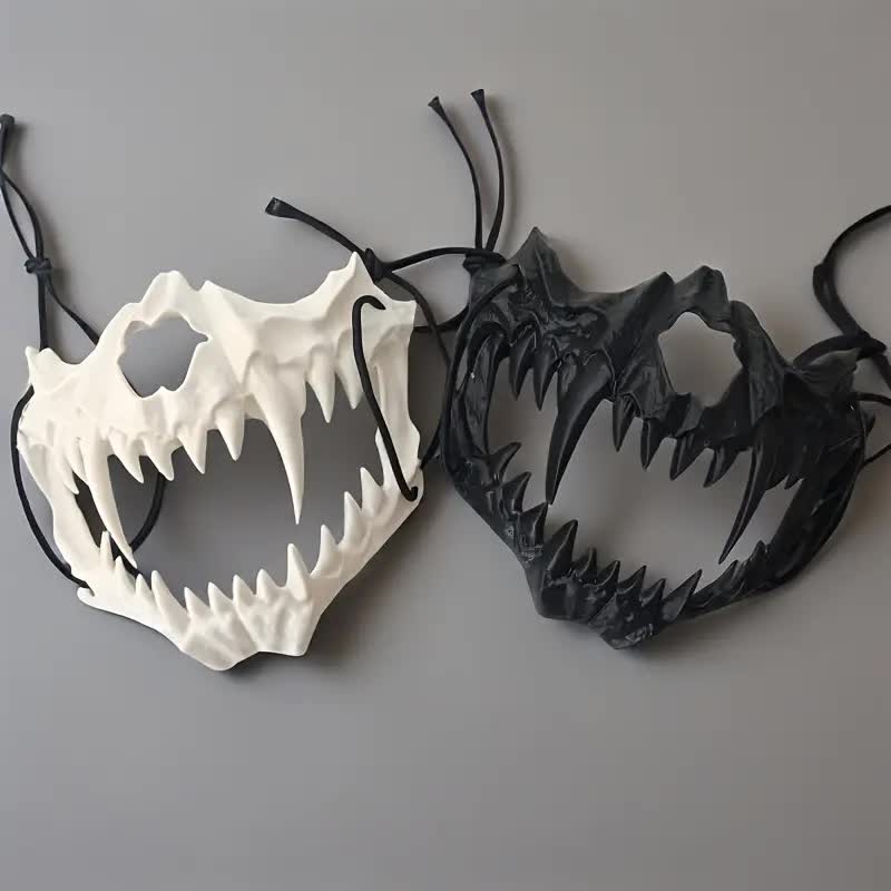 Kiefer-Maske mit Zähnen für Halloween