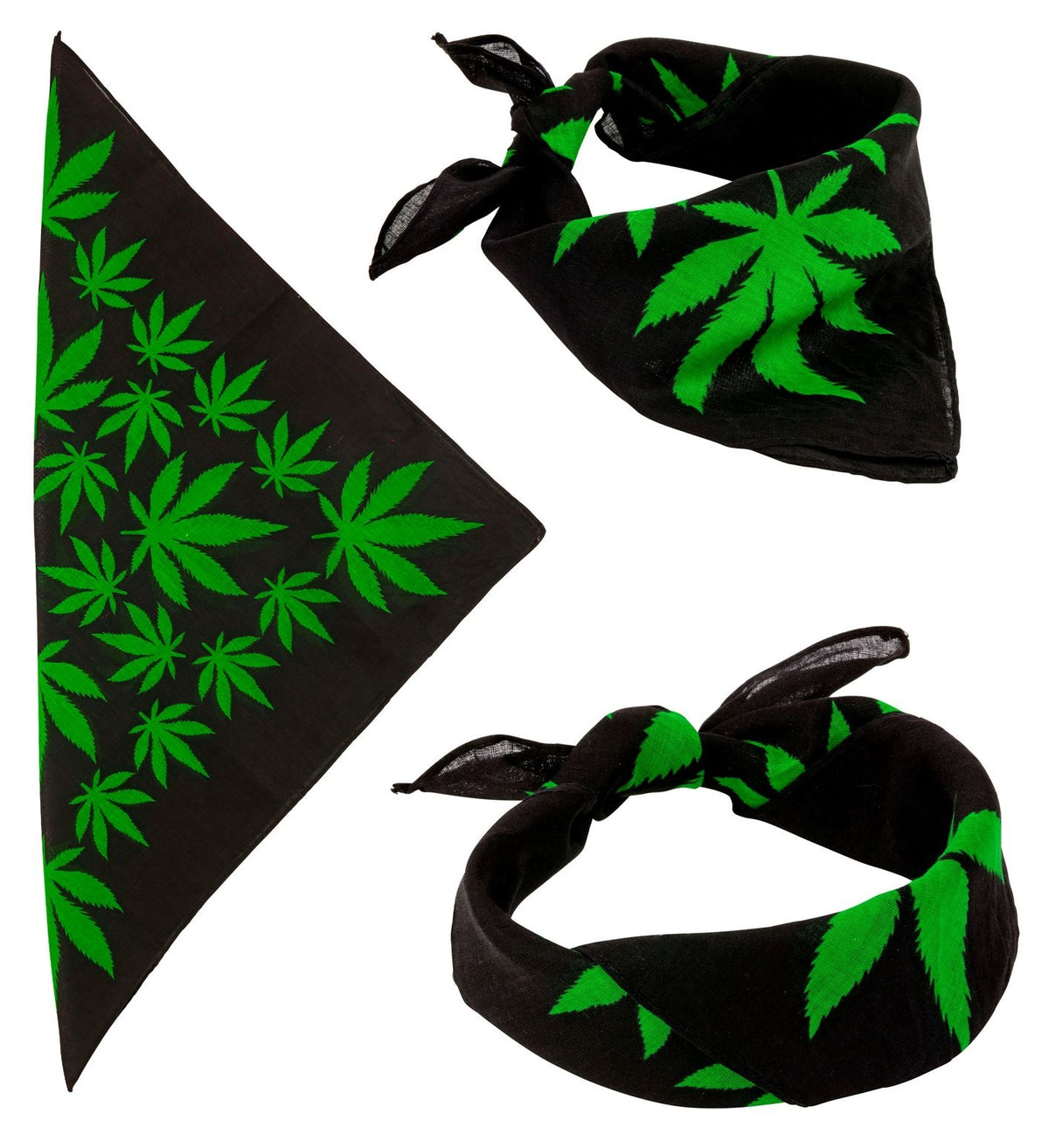 Hanf Kopftuch – Cannabis Bandana