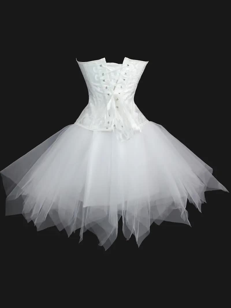 Schwan Kostüm – Korsett & Rock Ballerina