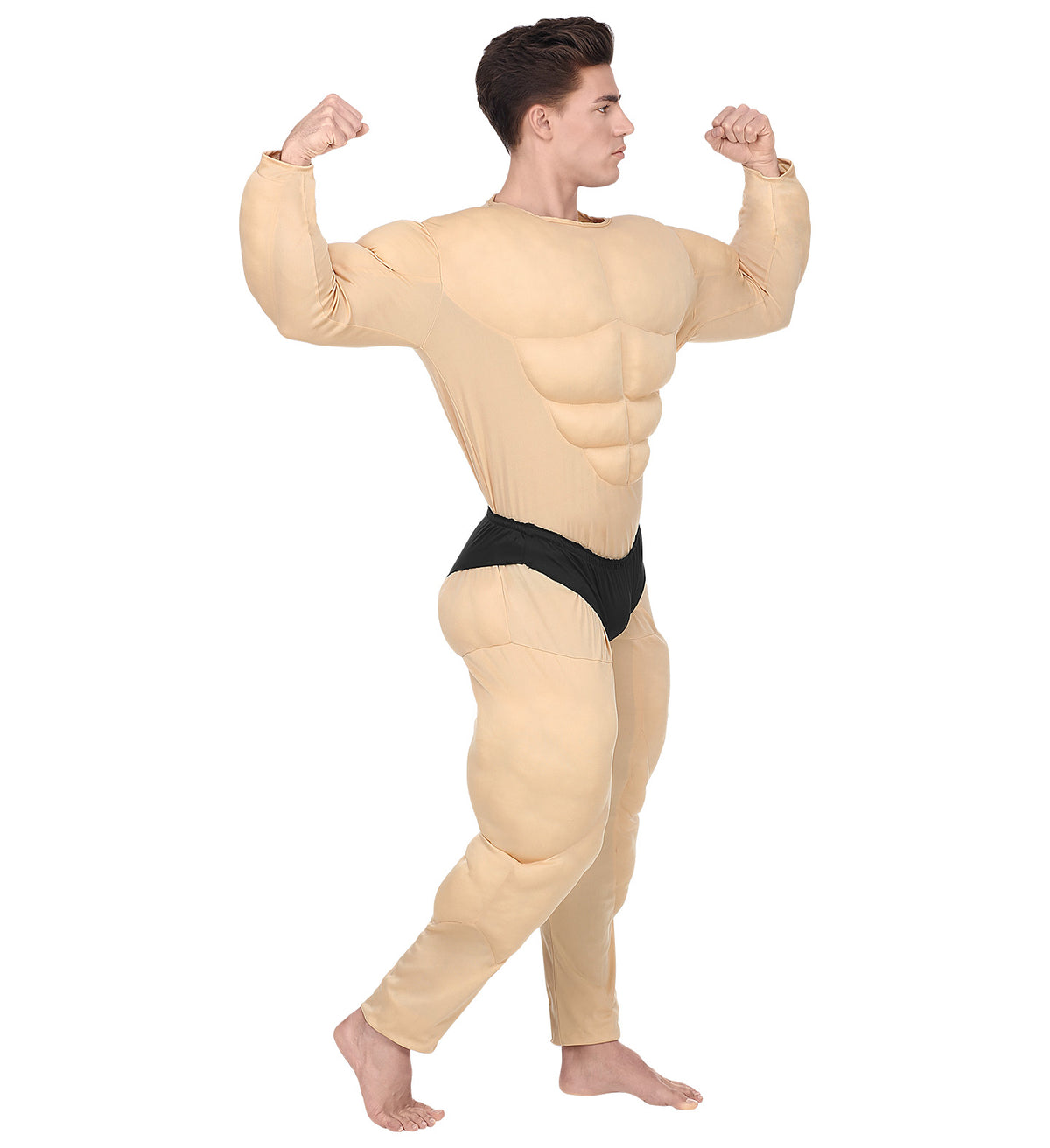 Muskelbody Kostüm – Bodybuilder Jumpsuit