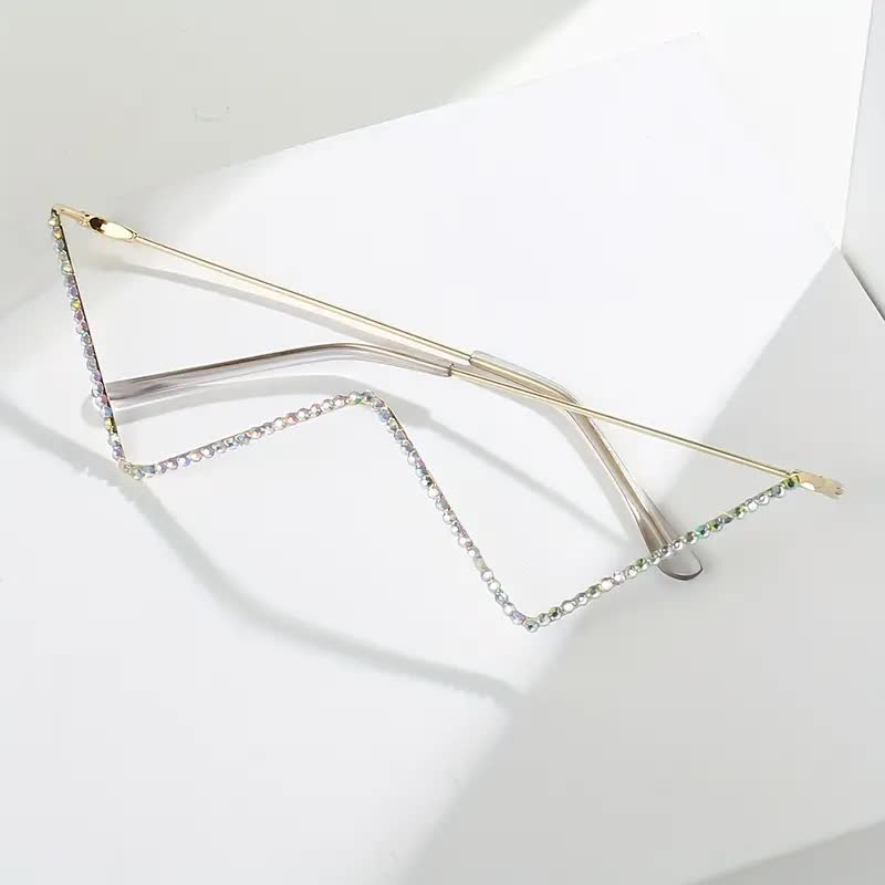 Influencer Brille mit Strass – Hollywood