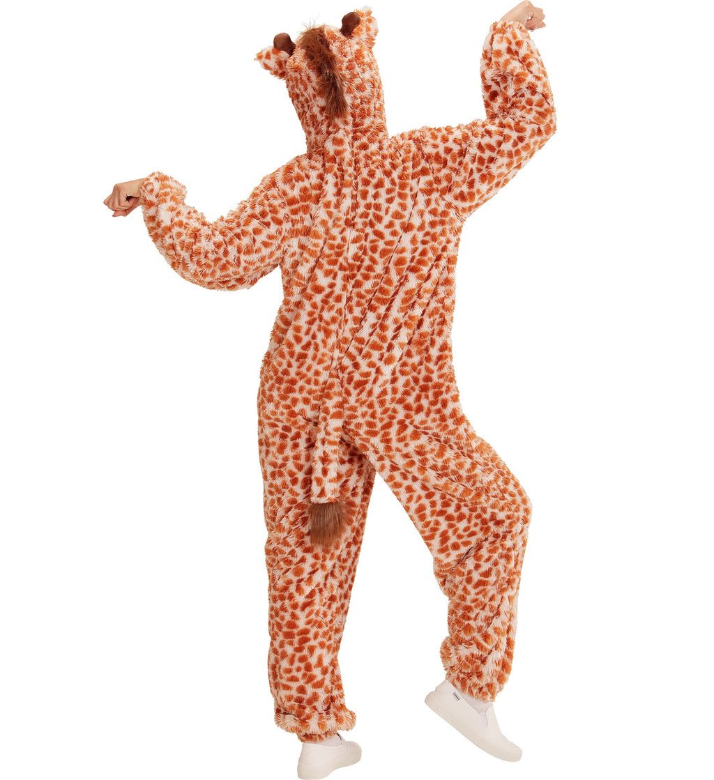 Flauschiges Plüsch Giraffe Kostüm Safari