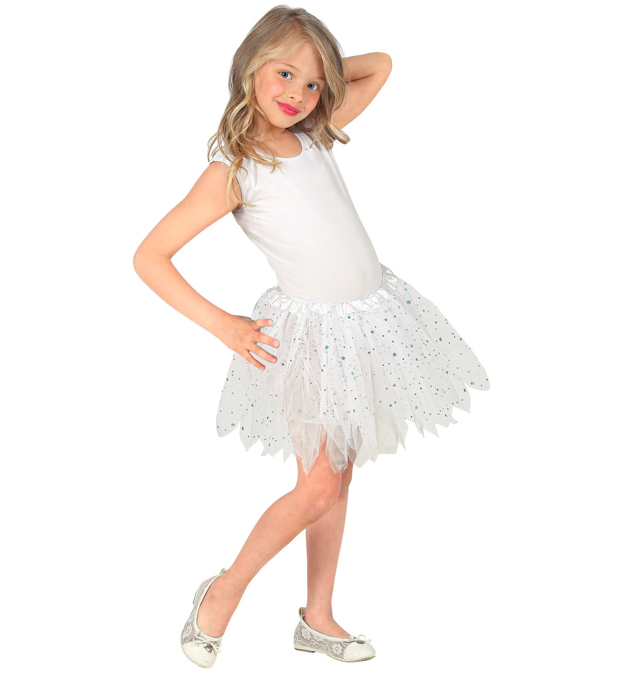 Petticoat mit Glitzer für Kinder – Engel Tutu