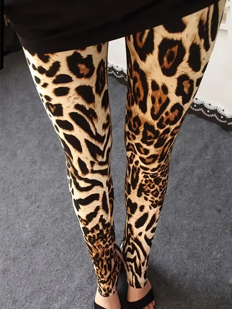 Leopard Leggings für Damen und Herren